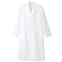 AITOZ（アイトス） メンズ診察衣シングル コート型白衣 医療白衣 薬局衣 半袖 ホワイト 5L 861313-001（直送品）
