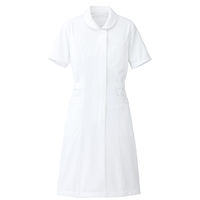 AITOZ（アイトス） ワンピース（女性用） ナース服 医療白衣 半袖 ホワイト S 861330-001（直送品）