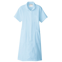 AITOZ（アイトス） ストレッチワンピース（女性用） ナース服 医療白衣 半袖 サックス M 861331-007（直送品）