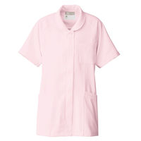 AITOZ（アイトス） センターチュニック（女性用） ナースジャケット 医療白衣 半袖 ピンク 4L 861341-060（直送品）