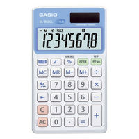 カシオ計算機　CASIO 抗菌電卓　8桁表示　手帳タイプ　SL-302CL-N　1個