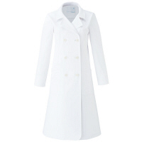 トンボ　医療白衣（薬局衣）　ウィキュア　レディースロングコート　CM703
