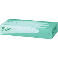 川西工業 ポリエチレン手袋 外エンボス グローブ　Lサイズ　使い捨て 食品衛生法適合　介護向け　1箱（200枚入）　オリジナル オリジナル