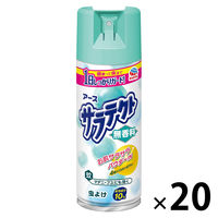 虫よけスプレー 蚊 トコジラミ サラテクト 無香料 大型 400mL 1箱（20本入） 虫除けスプレー アウトドア 大容量 お肌の虫よけ 忌避 アース製薬