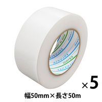 【養生テープ】ダイヤテックス パイオランテープ Y-09-CL 塗装・建築養生用 クリア 幅50mm×長さ50m 1セット（5巻入）