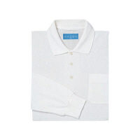 KAZEN（カゼン） ポロシャツ（長袖） シロ S 231-20 1着（直送品）