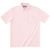 KAZEN（カゼン） ポロシャツ（半袖） ピンク LL 232-23 1着（直送品）