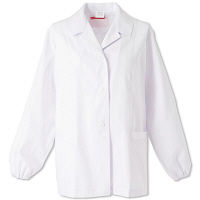 KAZEN（カゼン） 男性用衿付き調理衣長袖 ホワイト S 310-60 1着（直送品）