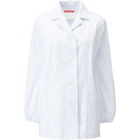 KAZEN（カゼン）レディース衿付き調理衣長袖 ホワイト 335-30