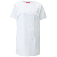 KAZEN（カゼン） レディス調理衣半袖 ホワイト LL 751-30 1着（直送品）