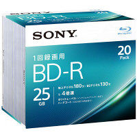 ソニー ビデオ用BD-R 追記型 片面1層25GB 4倍速 ホワイトワイドプリンタブル BNR1VJPS