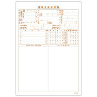 診療録（B5）医科用　健保13号　CCB002　1箱（1000枚：100枚入×10冊）　東杏印刷　（直送品）