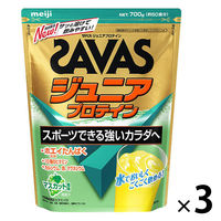 プロテイン ザバス(SAVAS) ジュニアプロテイン マスカット風味　700g　1セット（3袋）　明治