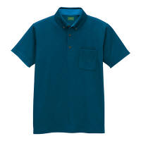 AITOZ（アイトス） ユニセックス 大きいサイズ 制電半袖ポロシャツ アイアンブルー 5L AZ-50006 1着（直送品）