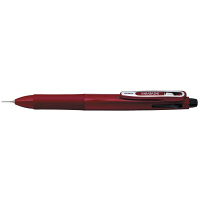ゼブラ　ゲルインク多色多機能ボールペン　サラサ2+S　0.5mm　2色+シャープ　レッド軸　SJ2-R　2本　（直送品）