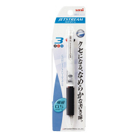 三菱鉛筆uni ジェットストリーム ボールペン 白軸 3色 0.5mm SXE3-400-05 3本（直送品）
