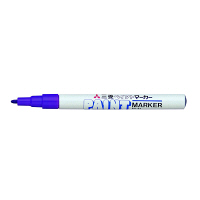 三菱鉛筆(uni) ペイントマーカー 細字　紫　油性マーカー PX-21　5本　（直送品）