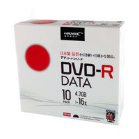 磁気研究所 DVD-R データ用 10枚 5mmSlimケース ホワイトワイド TYDR47JNP10SC 1パック（10枚入）