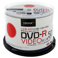 磁気研究所 DVD-R 録画用 50枚 スピンドルケース ホワイトワイド TYDR12JCP50SP