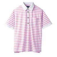 WSP（ダブルエスピー） ユニセックス ポロシャツ ピンク 65326