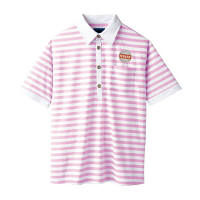 WSP（ダブルエスピー） ユニセックス ポロシャツ（ワッペン付：67199） ピンク S 65326（直送品）