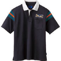 WSP（ダブルエスピー） ユニセックス 半袖ポロシャツ（ワッペン付：67210） グレー S 65159（直送品）