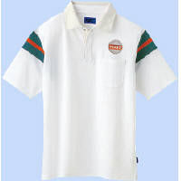 WSP（ダブルエスピー） ユニセックス 小さいサイズ 半袖ポロシャツ（ワッペン付：67199） ホワイト SS 65158（直送品）
