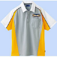 WSP（ダブルエスピー） ユニセックス 小さいサイズ ポロシャツ（ワッペン付：67210） イエロー SS 65194（直送品）