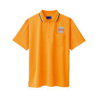 WSP（ダブルエスピー） ポロシャツ（ワッペン付：67199) オレンジ 65234
