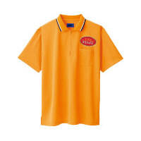 WSP（ダブルエスピー） ポロシャツ（ワッペン付：67201） オレンジ S 65234（直送品）