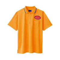 WSP（ダブルエスピー） ポロシャツ（ワッペン付：67201) オレンジ 65234
