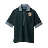 WSP（ダブルエスピー） 小さいサイズ ポロシャツ（ワッペン付：67199） ブラック SS 65210（直送品）
