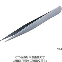 RUBIS 強靭精密ピンセット DURAX No.1 1本 1-2005-03（直送品）