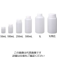 日本メデカルサイエンス セキュリティーボトル 丸型 100mL 1-1548-02 1箱(100個)（直送品）