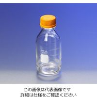 コーニング メディウム瓶(PYREX(R)オレンジキャップ付き) 透明 100 1395-100 1本 1-4994-03（直送品）