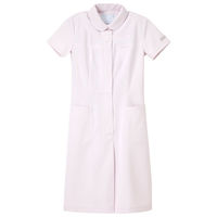 ナガイレーベン アツロウタヤマワンピース 医療白衣 半袖 ピンク EL ATA-1837（取寄品）