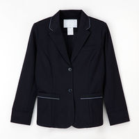 ナガイレーベン テーラードジャケット （医療事務ユニフォーム） 女性用 長袖 ネイビー シングル M NJ-6906（取寄品）