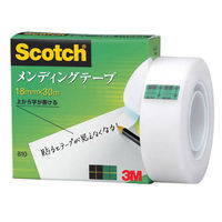 スコッチ メンディングテープ 小巻 1インチ 巻芯径25mm 詰替用 幅18mm×長さ30m 1巻 スリーエム 810-1-18