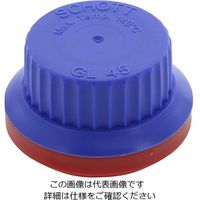 柴田科学 ねじ口瓶用キャップ(青GLー45用) 017200-458A 1袋(10個) 1-8234-02（直送品）