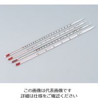 日本計量器工業 フッ素樹脂被膜温度計 0～50℃ アルコール JC-2211 1本 1-8277-01（直送品）