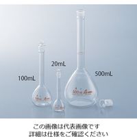 アズワン メスフラスコ 白 1000mL 1-8564-10 1個