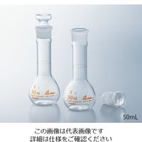 アズワン 短型メスフラスコ 白 100mL 1個 1-8566-02（直送品）