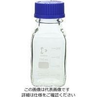 アズワン ねじ口瓶角型白 デュラン(R) 青キャップ付 250mL 017230-250 1本(1個) 1-8870-10（直送品）