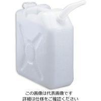 三宝化成 角型瓶(ノズル付 HDPE製) 20L 5-037-03 1個（直送品）