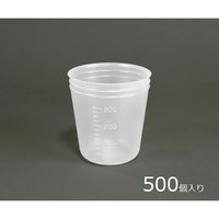アズワン ディスポカップ(バキュームタイプ) 300mL 500個入 V-300C 1箱(500個) 5-077-14（直送品）