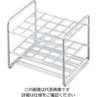 三和化研工業 ステンレス製試験管立　φ３０ｍｍ　４×５配列 SS30-20 1個 6-302-20