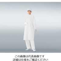 アズワン 無塵衣AS207C(男女兼用コート) ホワイト S AS207C 1着 6-7534-15（直送品）