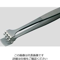 アズワン MEISTERピンセット ウェハー用 幅広 耐酸鋼 41LB5-SA 1本 6-7907-08（直送品）