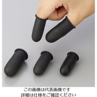 ハナキゴム 指サック導電性 50入 7-057-01 1箱(50個)（直送品）