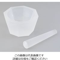 アズワン 石英ガラス製 乳鉢 φ70×φ90×33mm 乳棒付き 1-4221-04 1個（直送品）